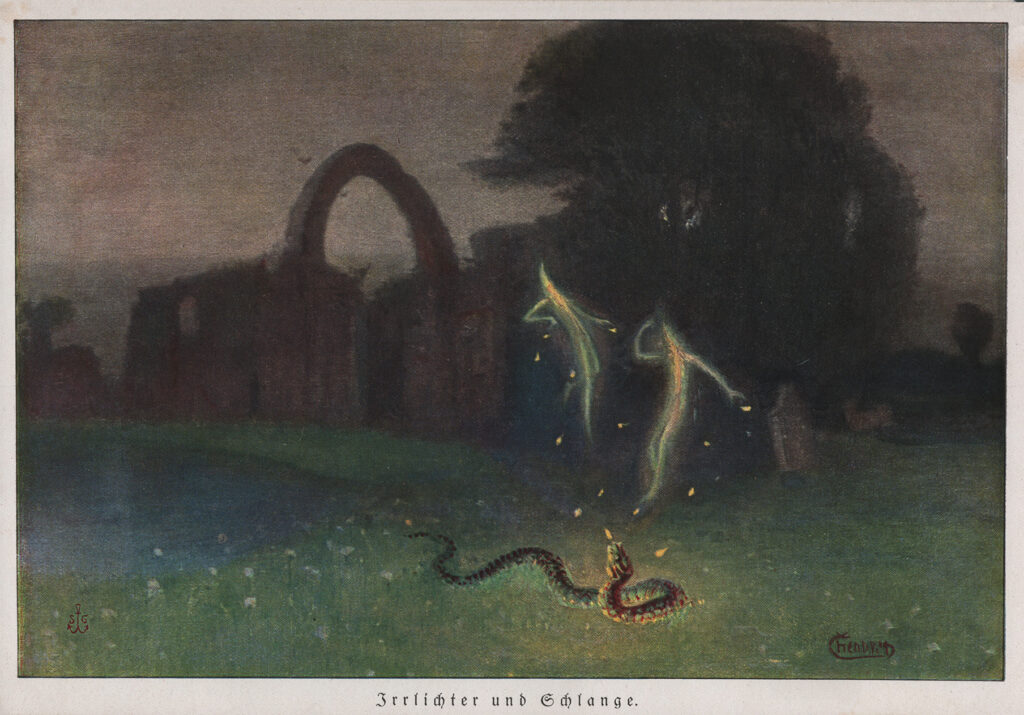 Hermann Hendrich: Irrlichter und Schlange (1921)
